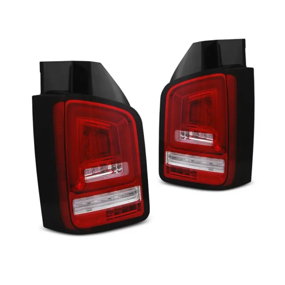Fanali Posteriori LED Rosso Bianco per Volkswagen Transporter T5 2010-2015 Dx Sx