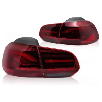 Fanali Posteriori LED Rosso Set Sinistro e Destro per Volkswagen Golf Vi