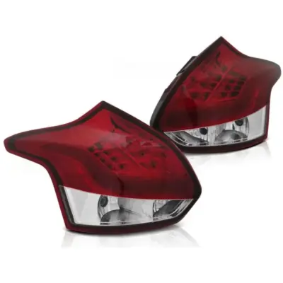 Fanali Posteriori LED Sinistro e Destro per Ford Focus 3 2011-2014 Berlina 5