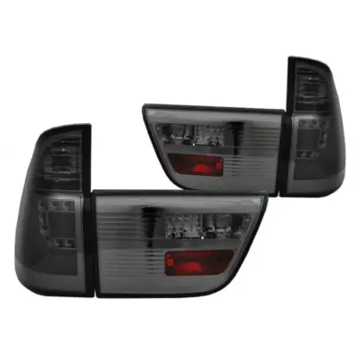 Fanali Posteriori LED Tuning Fumé Sinistro e Destro per BMW X5 E53 1999-2003