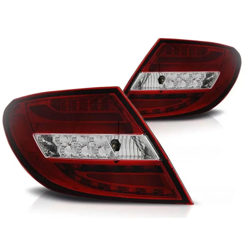 Fanali Posteriori LED Tuning per Mercedes Classe C W204 2007-2010 Berlina Dx