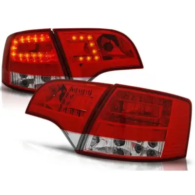Fanali Posteriori LED Tuning Sinistro e Destro per Audi A4 B7 11.2004-03.2008