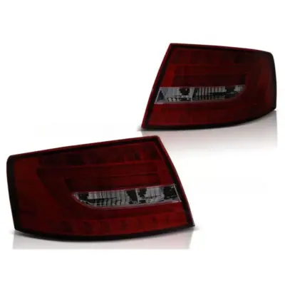 Fanali Posteriori LED Tuning Sinistro e Destro per Audi A6 C6 2004-2008 Berlina