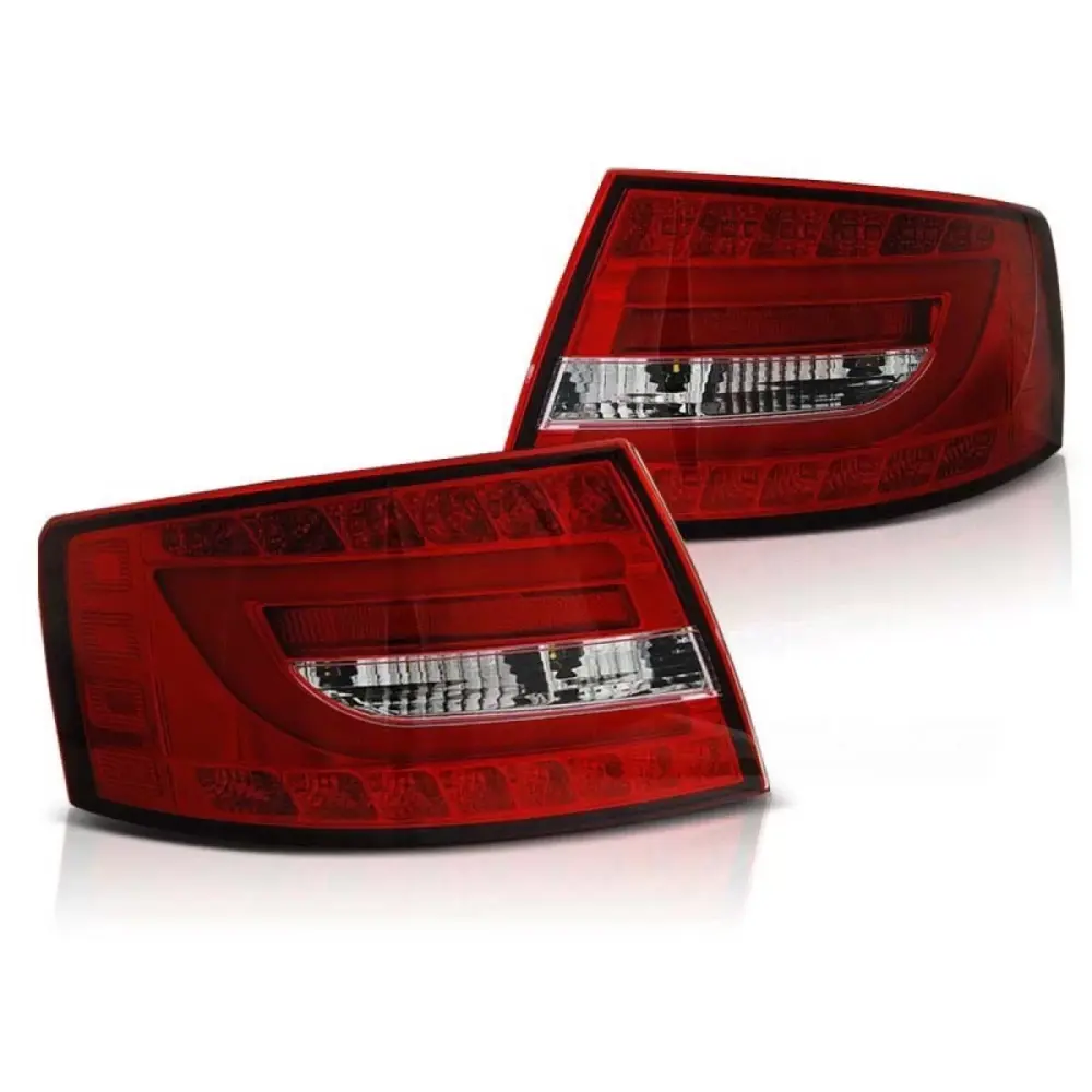 Fanali Posteriori LED Tuning Sinistro e Destro per Audi A6 C6 2004-2008 Berlina