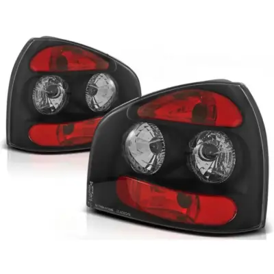 Fanali Posteriori Neri Sinistro e Destro per Audi A3 8L 08-00 3/5 Porte