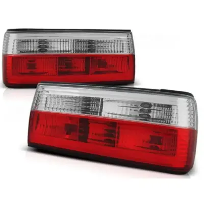 Fanali Posteriori Rossi Bianchi Dx Sx per BMW Serie 3 E30 1987-1994