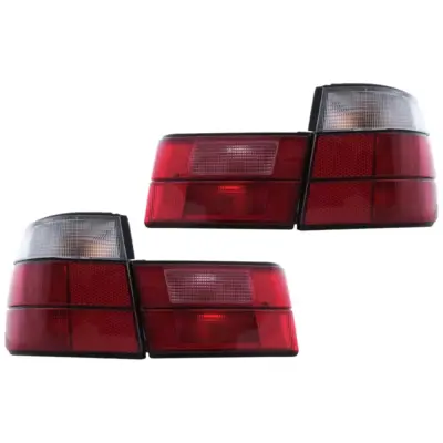 Fanali Posteriori Rosso Bianco per BMW Serie 5 E34 Berlina 1987-1995