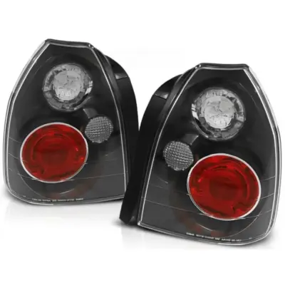 Fanali Posteriori Tuning con Base Nera per Honda Civic 3 Porte 09.1995-02.2001