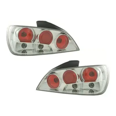 Fanali Posteriori Tuning con Base Nera per Peugeot 306 1993-1997 Dx e Sx