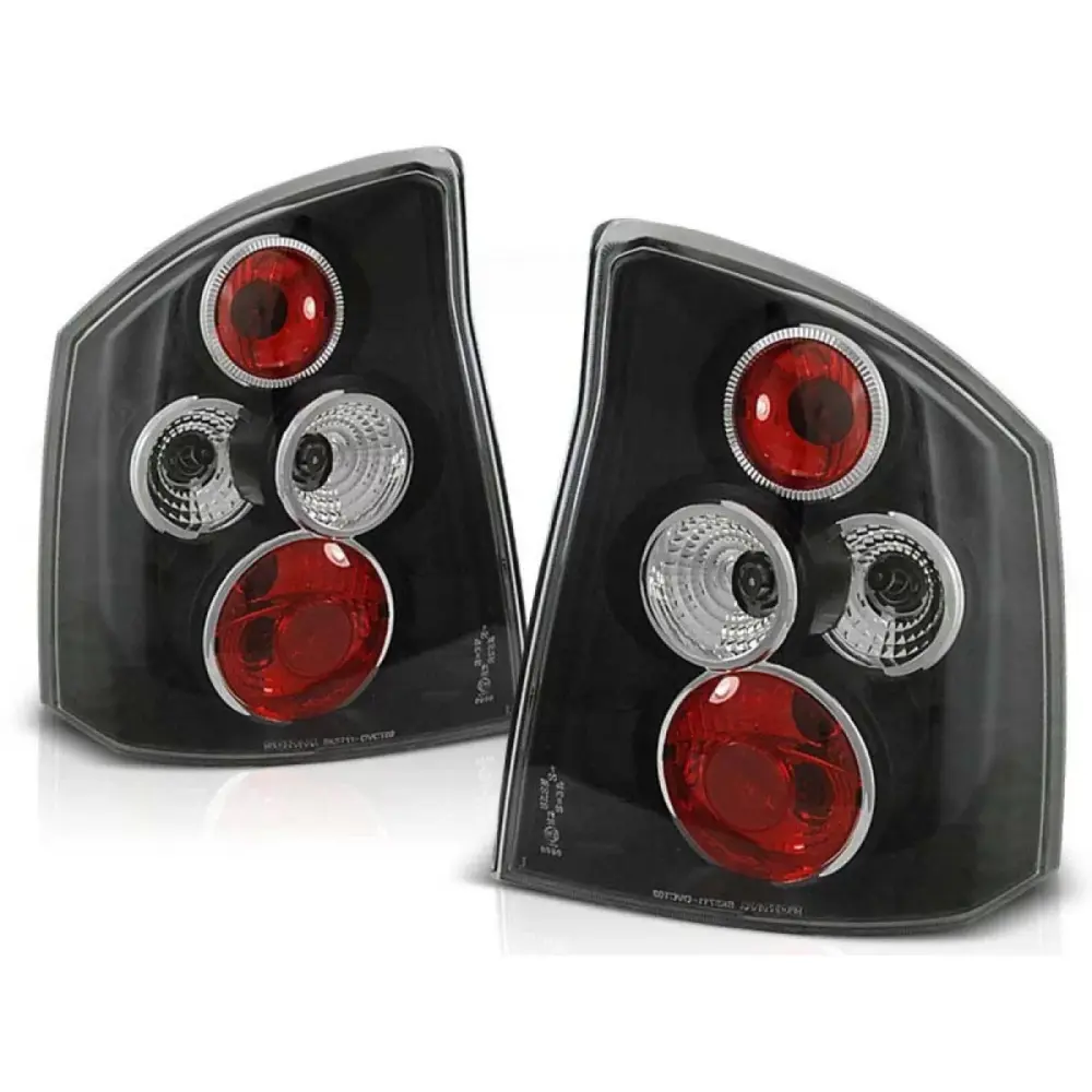 Fanali Posteriori Tuning Neri Dx e Sx per Opel Vectra C 04-08 berlina/Berlina 5