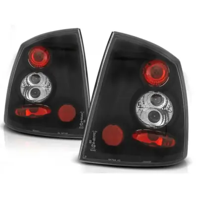 Fanali Posteriori Tuning Neri Set Dx e Sx per Opel Astra G 09.1997-02.2004