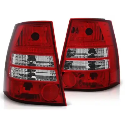 Fanali Posteriori Tuning Rosso Bianco per Volkswagen Golf 4 Bora 1999-2006