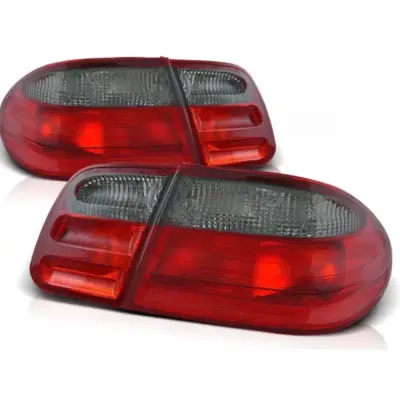 Fanali Posteriori Tuning Rosso e Fumé per Mercedes Classe E W210 1995-2002