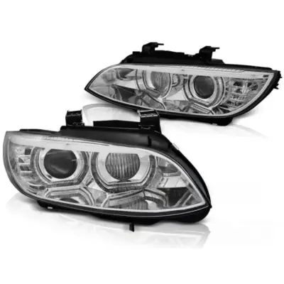 Fari allo Xeno Tuning con Base Cromata per BMW Serie 3 E92 E93 2006-2010