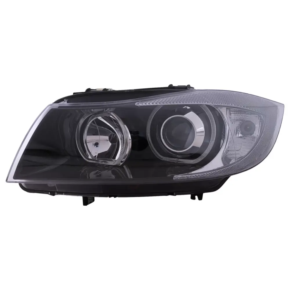 Fari Angel Eyes Neri Anteriori per BMW Serie 3 E90 E91 2005-2011