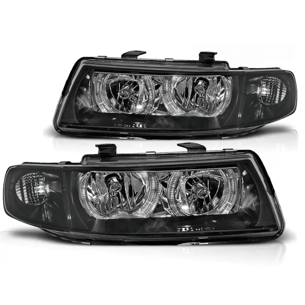 Fari Angel Eyes Neri Anteriori per Seat Leon Toledo 04.99-08.04