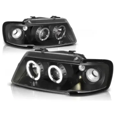 Fari Anteriori con Anelli Alogeni Audi A3 8L 08.1996-08.2000 Dx e Sx