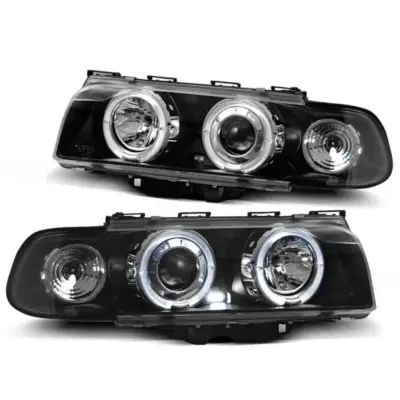 Fari Anteriori con Angeli Alogeni Sinistro e Destro per BMW 7 E38 1994-1998