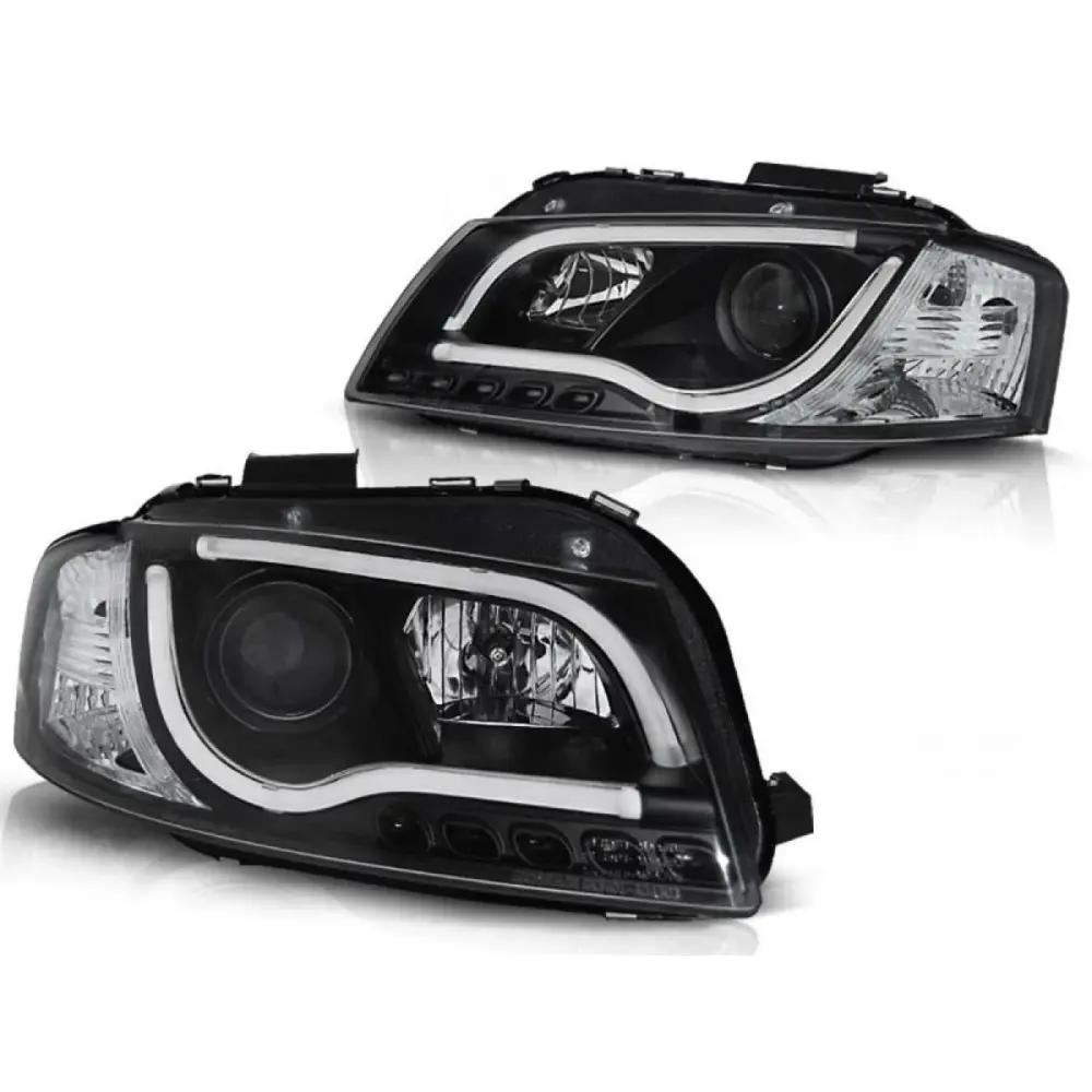 Fari Anteriori con Luci Diurne Audi A3 8P 3D 5D 05.2003-03.2008 Dx Sx