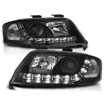 Fari Anteriori con Luci LED Sinistro e Destro per Audi A6 C5 1997-2001