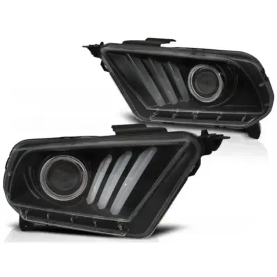 Fari Anteriori con Luci LED Sinistro e Destro per Ford Mustang 2010-2013