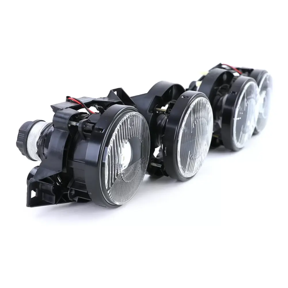 Fari Anteriori Neri Fumé per BMW Serie 3 E30 87-93