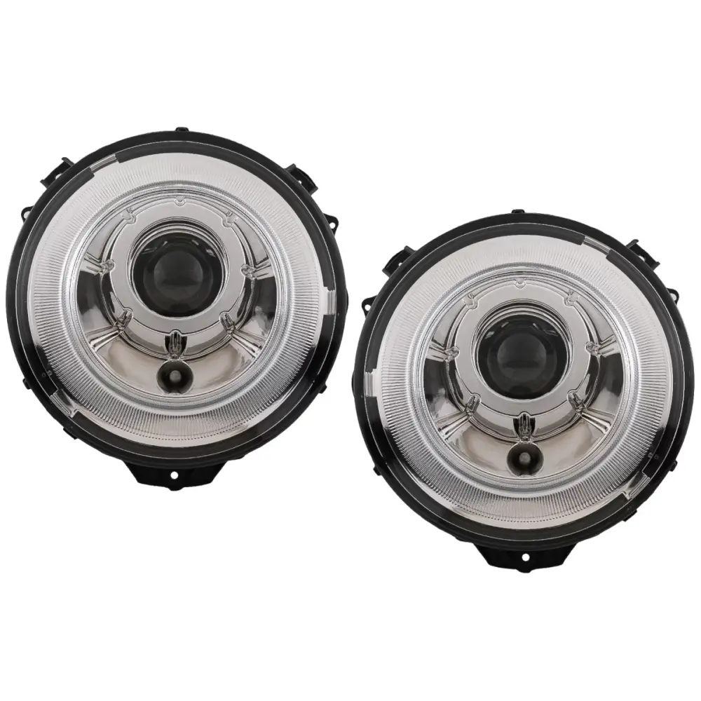 Fari Bi-xenon Anteriori Cromati per Mercedes Classe G W463 2005-2017 LHD
