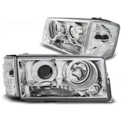 Fari Cromati Anteriori per Mercedes 190 W201 12.82-05.93