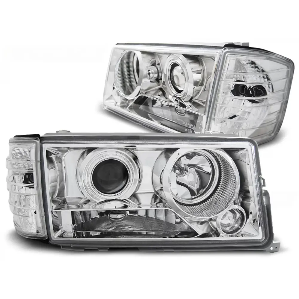 Fari Cromati Anteriori per Mercedes 190 W201 12.82-05.93