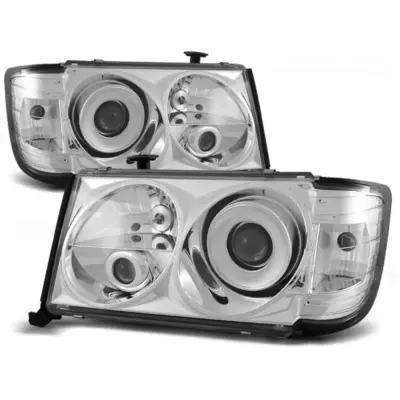 Fari Cromati Anteriori per Mercedes W124 01.85-04.93