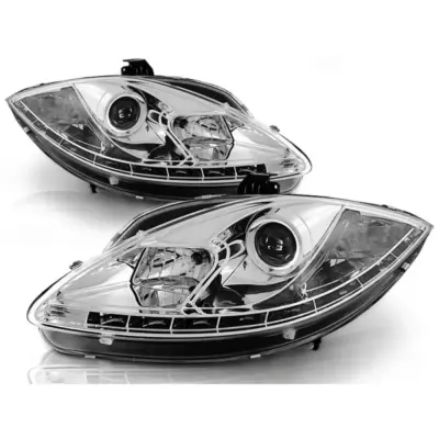 Fari Daylight Cromati Anteriori per Seat Leon Altea Toledo 06.05-09