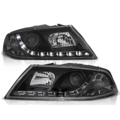 Fari Daylight Neri Anteriori per Skoda Octavia 2 03.04-08