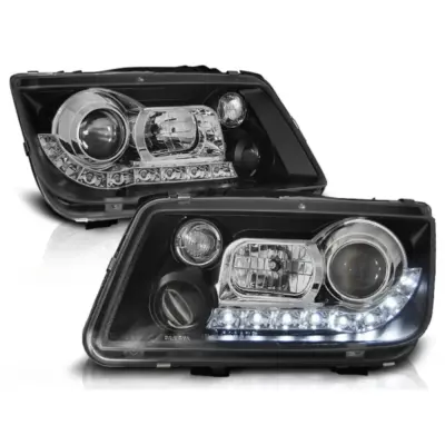 Fari Daylight Neri Anteriori per Volkswagen Bora 09.98-05.05