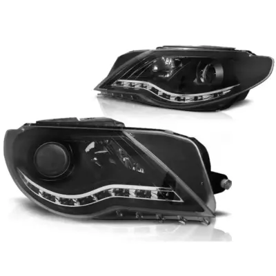 Fari Daylight Neri Anteriori per Volkswagen Passat Cc 08-12