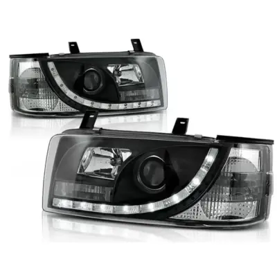 Fari Daylight Neri Anteriori per Volkswagen T4 Transporter 1990-2003