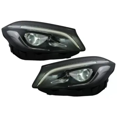 Fari Full LED Anteriori per Mercedes Classe A W176 2012-2018 LHD Solo Alogeni