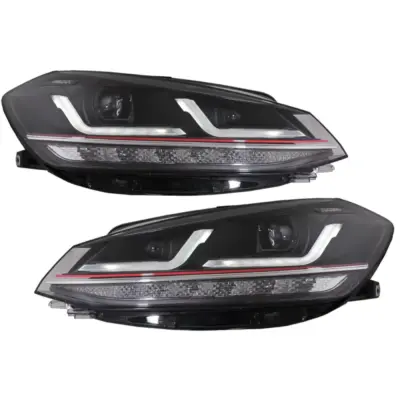 Fari Full LED con Frecce Dinamiche per Volkswagen Golf 7.5 Facelift 2017-2020