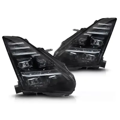 Fari Full LED con Luci Diurne Sequenziali per Nissan Gt-r 08-23