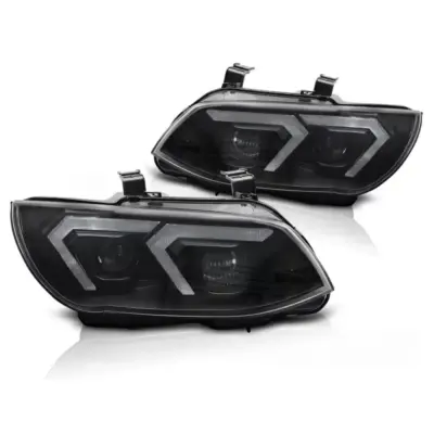 Fari Full LED Neri Anteriori per BMW E92 E93 LCI 10-13