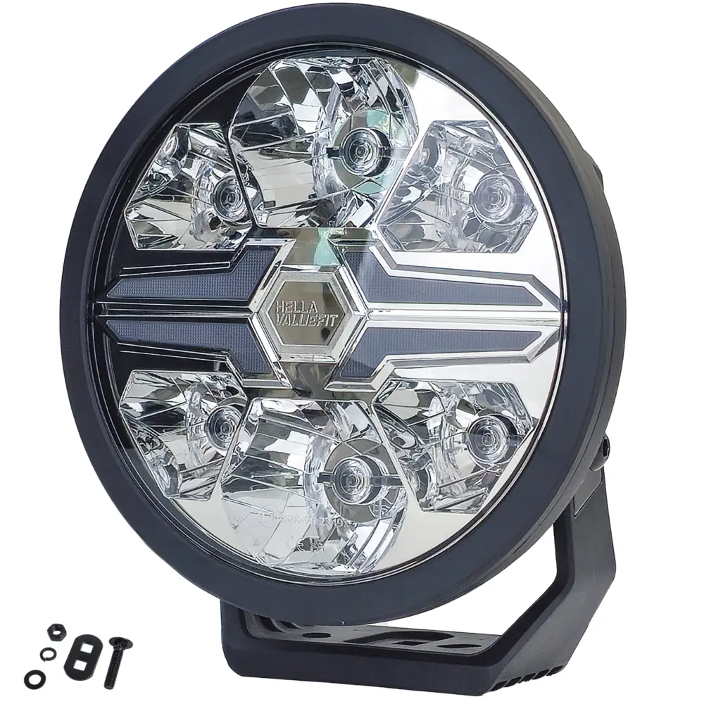 Fari LED Aggiuntivi 9" Nero Blade ECE per Veicoli Universali, Omologati