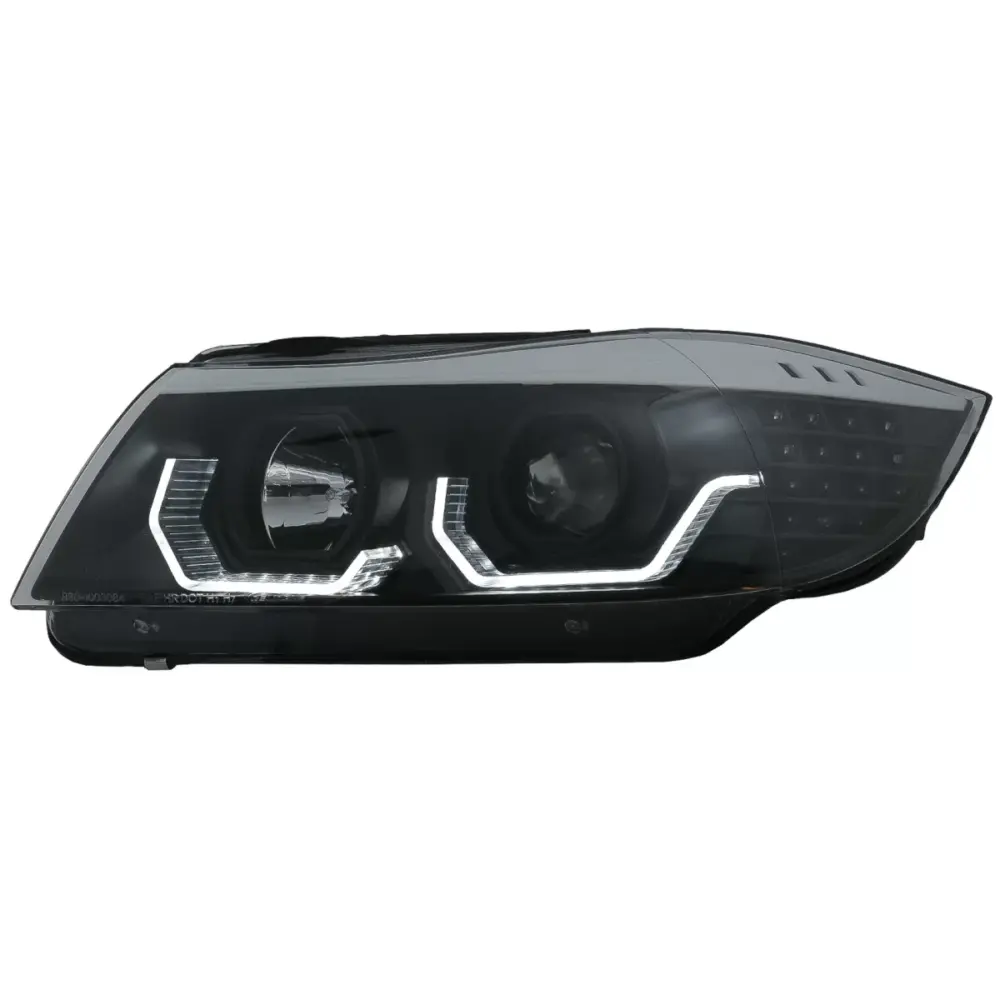 Fari LED Angel Eyes 3D Anteriore Sinistro per BMW Serie 3 E90 E91 2005-2008 LHD