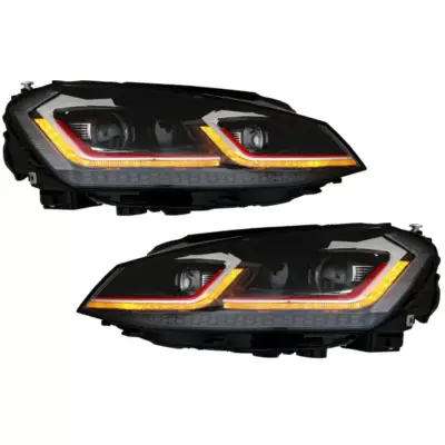 Fari LED Anteriori con Indicatori Dinamici Sequenziali per Volkswagen Golf 7