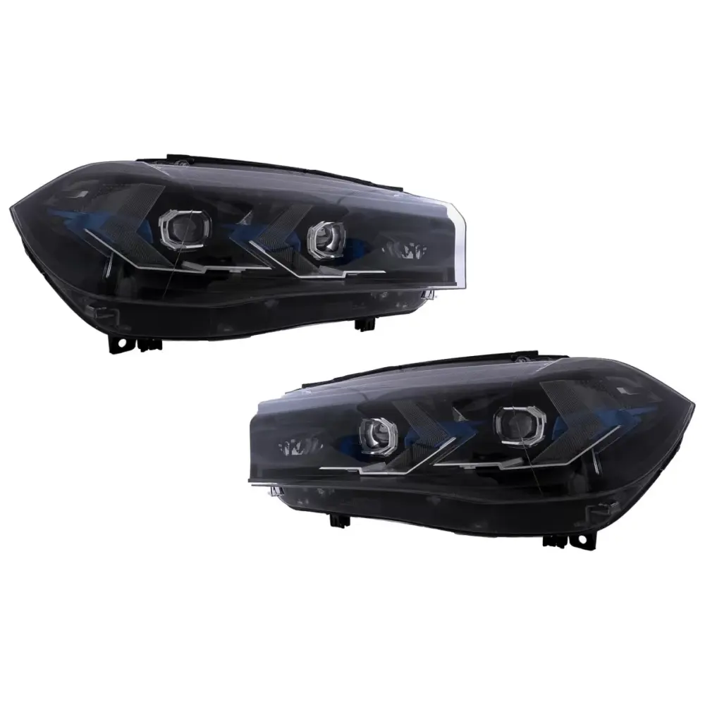 Fari LED Anteriori Conversione Design G05 Nero per BMW X5 F15 2013-2018 LHD