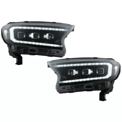 Fari LED con Barra Luce e Indicatori Dinamici Anteriore Sinistro Ford Ranger