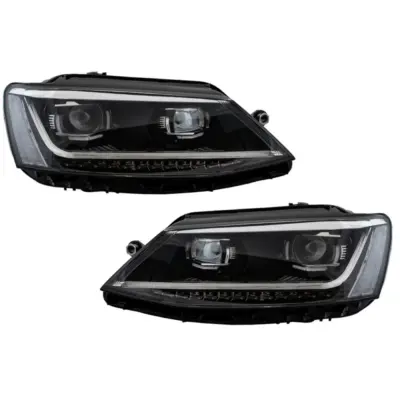 Fari LED con Luci Diurne e Frecce Dinamiche per Volkswagen Jetta MK6 Vi