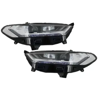 Fari LED Diurni Xenon Look con Frecce Sequenziali Cromati per Ford Mondeo MK5