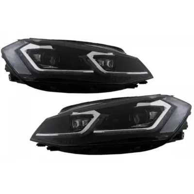 Fari LED Dx con Frecce Dinamiche VW Golf 7.5 Vii Facelift 2017-up