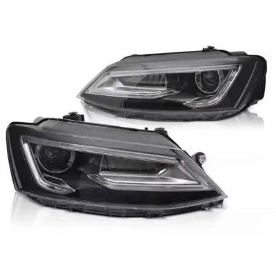 Fari LED Tuning Anteriore Dx e Sx con Indicatori Dinamici per Volkswagen Jetta