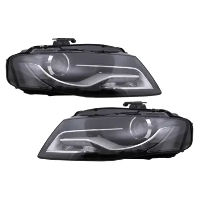 Fari Luci Diurne LED Anteriori Sinistri per Audi A4 8K B8 2007-2011 LHD