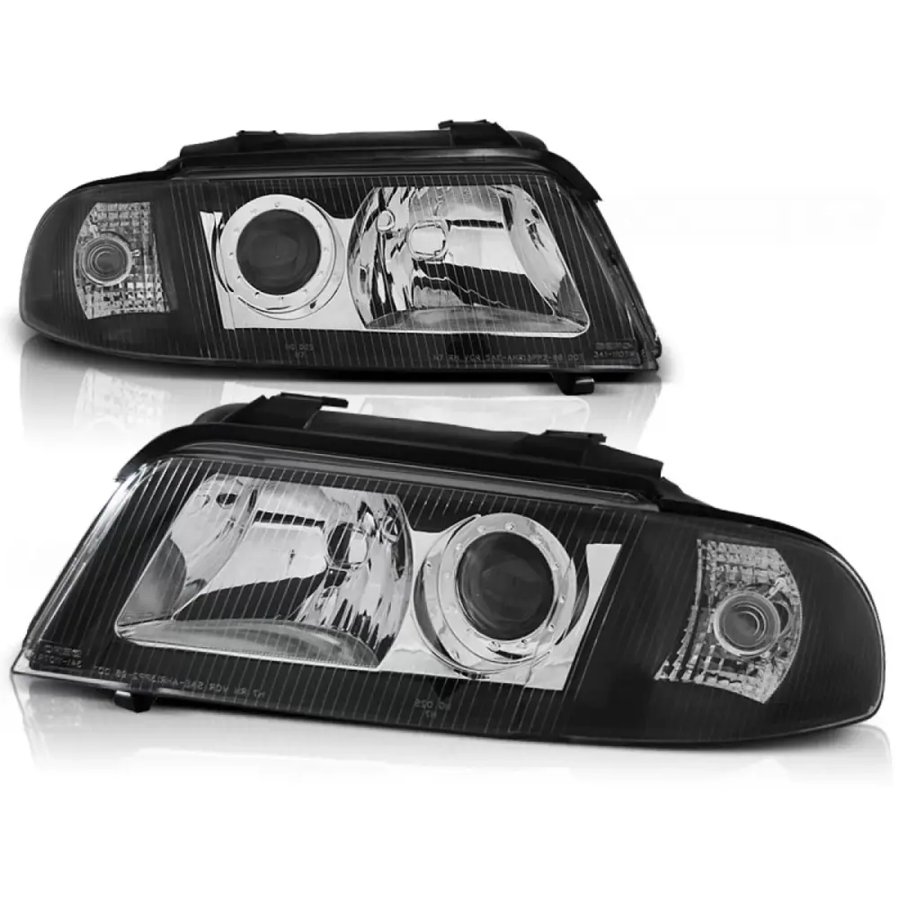 Fari Neri Anteriori per Audi A4 01.99-11.00